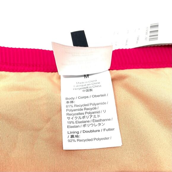 J. Crew Ribbed-trim Hipster Full-coverage Bikini Bottom Pink Womens Medium BH485 - Picture 5 of 7